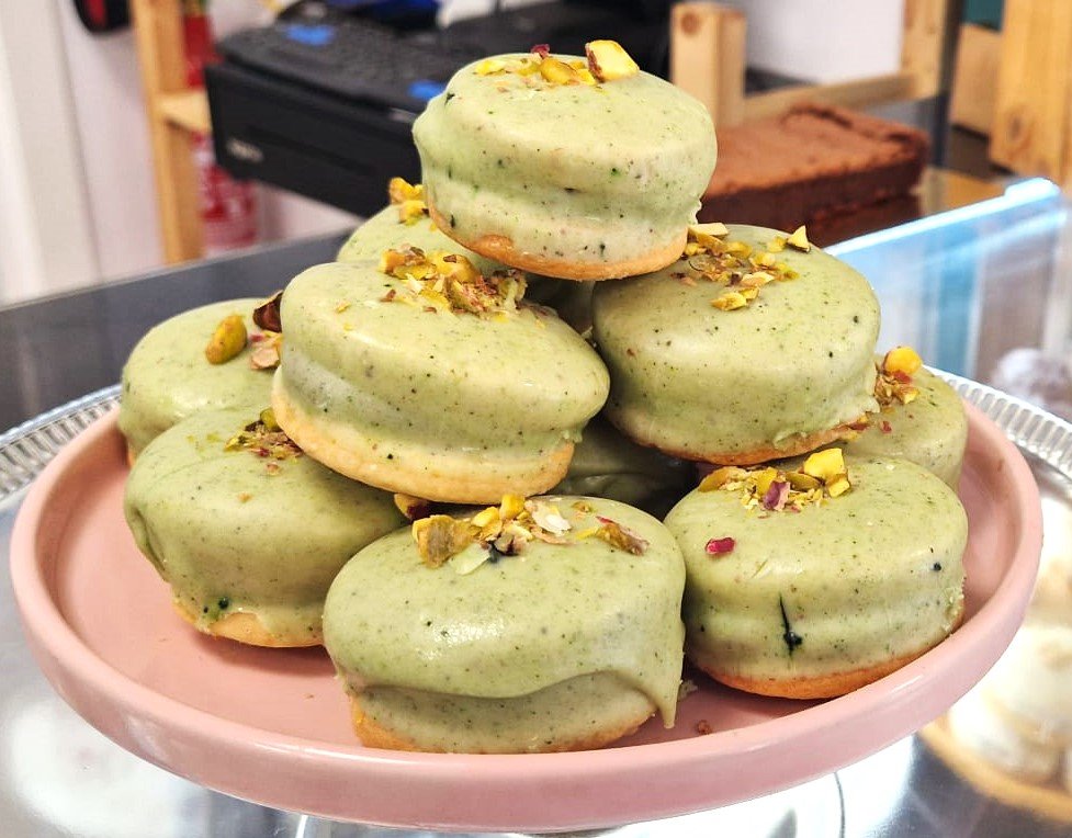 alfajor pistacho